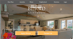 Desktop Screenshot of greensofbedfordapartmentstulsa.com