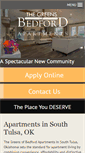 Mobile Screenshot of greensofbedfordapartmentstulsa.com